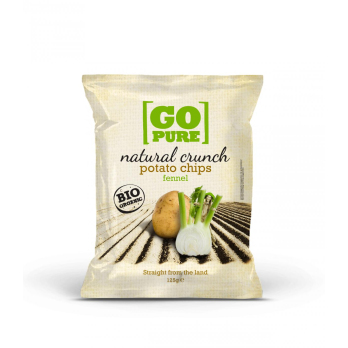 Go Pure Handcooked Chips Fenchel, 125 gr Packung
