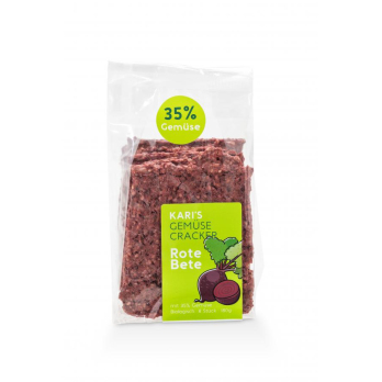 Karis Crackers Gemüse Cracker Rote Bete, 35% Gemü